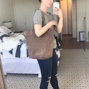 Old Navy Suede Tote Bag